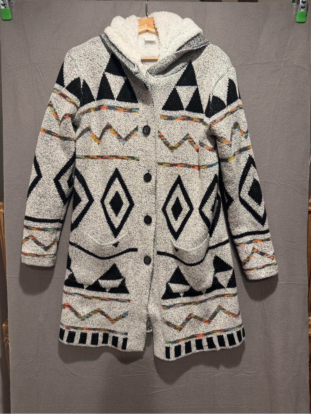 Northern Angel Sherpa Hooded Jacket - Cream